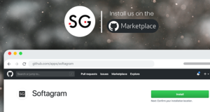 Softagram in GitHub Marketplace