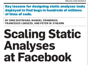 Facebook study about diff time bug fix rate