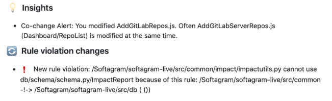 Softagram insights example